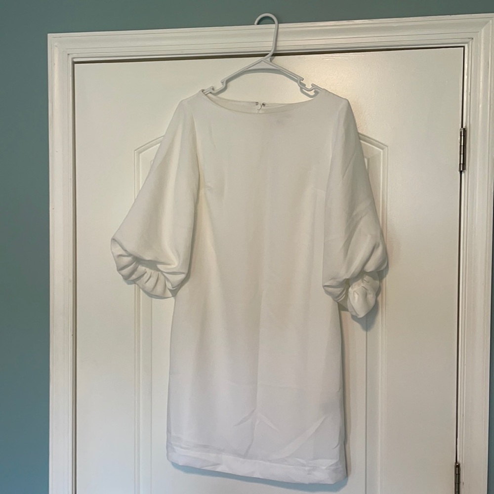 Rehearsal Dinner White Dress - Banana Republic